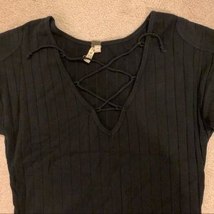 Free people we the free lace up top